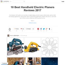 10 Best Handheld Electric Planers Reviews 2017