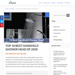 Top 10 Best Handheld Shower Head of 2020 updated - Showerar.com