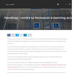 Rendre sa formation e-learning accessible avec Thaleia