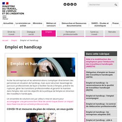 Emploi et handicap