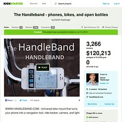 The Handleband - phones, bikes, and open bottles by Daniel Haarburger