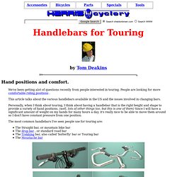 Handlebars for Touring and Commuting