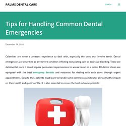 Tips for Handling Common Dental Emergencies