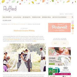 Ruffled® | Handmade Canadian Wedding from Sweet Heirloom Photography