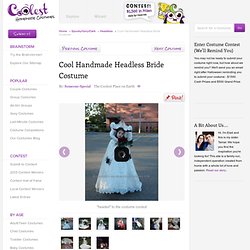Cool Handmade Headless Bride Costume