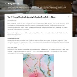 Handmade Jewelry Collection
