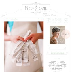kiss the groom » Blog Archive » Handmade Paper…