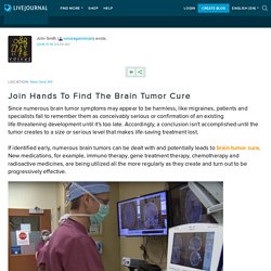 Join Hands To Find The Brain Tumor Cure: voiceagainstcan