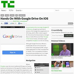 Hands On With Google Drive On iOS