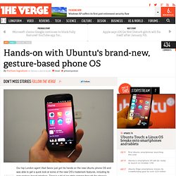 Hands-on with Ubuntu's brand-new, gesture-based phone OS