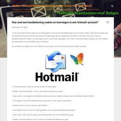 Hoe snel een handtekening maken en toevoegen in een Hotmail-account?