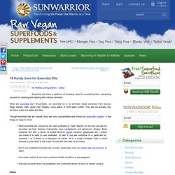 18 Handy Uses for Essential Oils « Sunwarrior News
