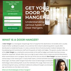 Dubai Custom Door Hanger Printing in Dubai