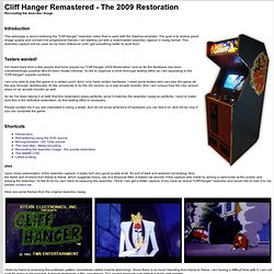 Cliff Hanger Remastered - The 2009 Restoration