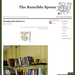 Hanging Bookshelves « The Runcible Spoon