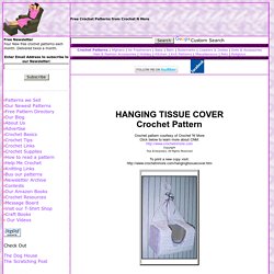 HANGING TISSUE COVER Crochet Pattern
