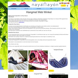 Hangmat Naya Nayon - de beste hangmatten van Europa