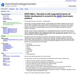 hannibalcodegenerator - Hannibal Code Generation