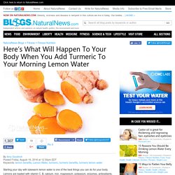 Here’s What Will Happen To Your Body When You Add Turmeric To Your Morning Lemon Water
