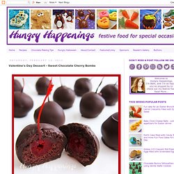 Valentine's Day Dessert - Sweet Chocolate Cherry Bombs