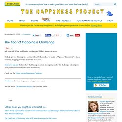The Happiness Project: The Year of Happiness Challenge