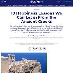 10 Happiness Lessons We Can Learn From the Ancient Greeks
