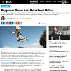 Happiness Makes Your Brain Work Better