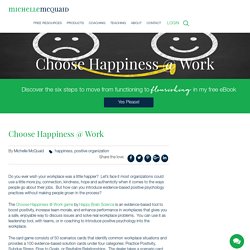 Choose Happiness @ Work