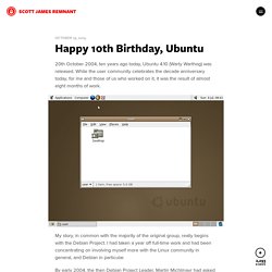 Happy 10th Birthday, Ubuntu