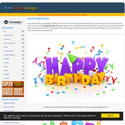 happy birthday - Free Large Images