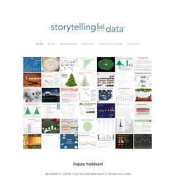 happy holidays! — storytelling with data