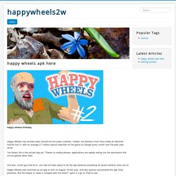 happy wheels apk here
