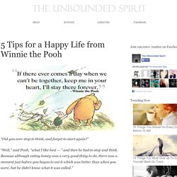 5 Tips for a Happy Life from Winnie the Pooh