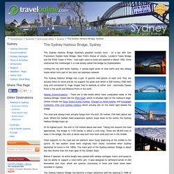 Sydney Harbour Bridge, Australia - Sydney Harbour Travel information