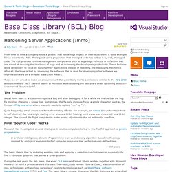 Hardening Server Applications [Immo] - BCL Team Blog
