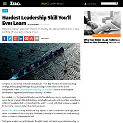 Hardest Leadership Skill You'll Ever Learn