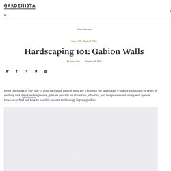 Hardscaping 101: Gabion Walls - Gardenista