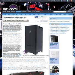 PC Hardware Buyer's Guide March 2011