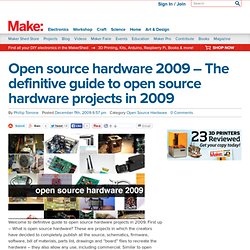 Open Source Hardware '09