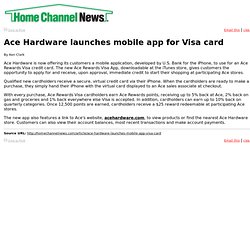 Ace Hardware launches mobile app for Visa card