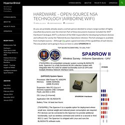 Hardware – Open-Source NSA Technology (Airborne Wifi)