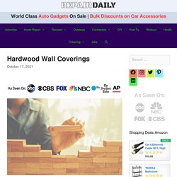 Hardwood Wall Coverings