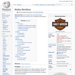 Harley-Davidson Wikipédia