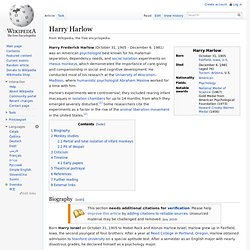 Harry Harlow