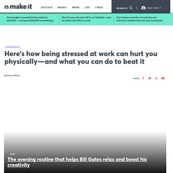 The Harmful Effects of Stress At Work