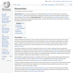 Harmolodics