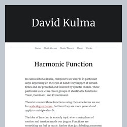 Harmonic Function
