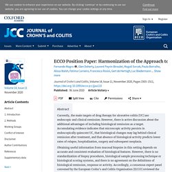 ECCO Position Paper: Harmonization of the Approach to Ulcerative Colitis Histopathology