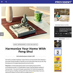 Harmonize Your Home With Feng Shui