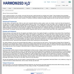 Harmonized H20